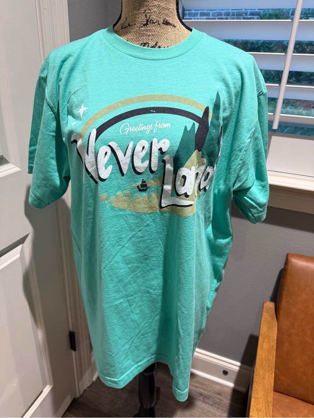 The Lost Bros “Greetings from Never Land” Graphic Short-Sleeve Unisex Tee